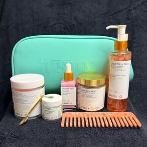 TRULY Unicorn Fruit Skincare Set with Truly Cosmetic Bag - NEW!